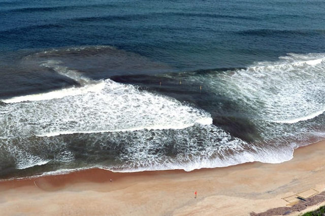 Qual  a coisa mais perigosa que pode acontecer em uma praia?