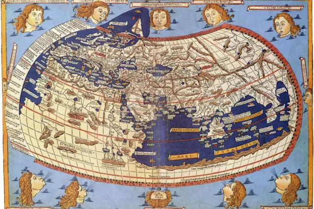 Por que o Norte est sempre no topo do mapa?