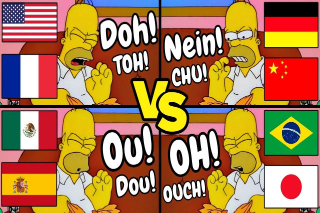 Frases famosas de 'Os Simpsons' traduzidas para nove idiomas diferentes