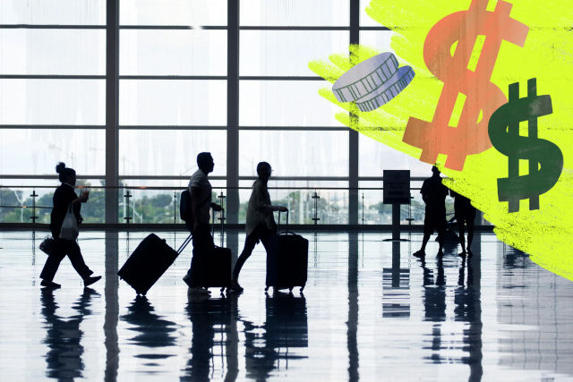 Por que tudo nos aeroportos  to caro?