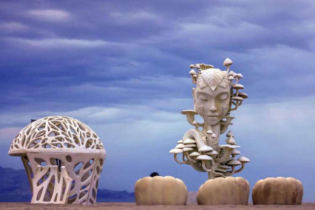 Arte surreal de artista sul-africano chega ao Burning Man