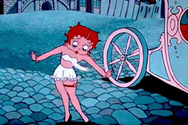 Em 1934, Betty Boop estrelou o curta de animao 'Pobre Cinderela'