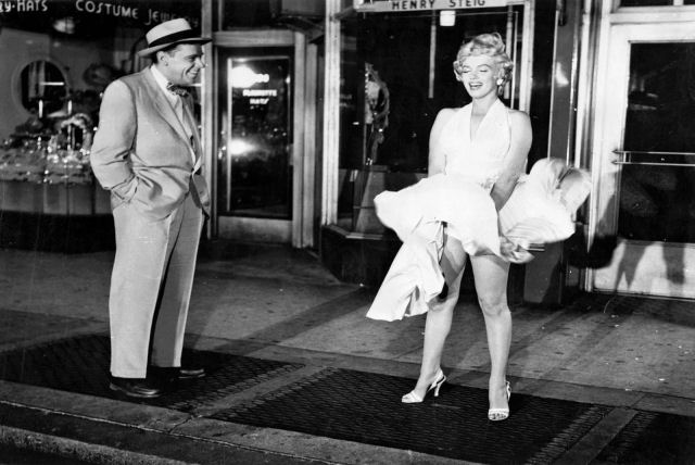 A histria no contada da famosa foto da saia esvoaante de Marilyn Monroe