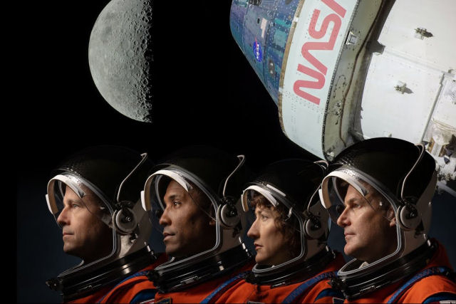 Astronautas da Artemis II se preparam para a Lua e dizem que esto prontos para qualquer cenrio