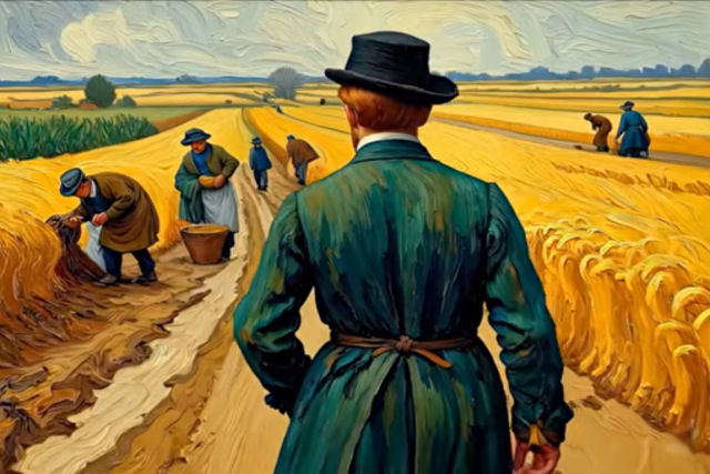 Como a IA interpreta as pinturas de Van Gogh?