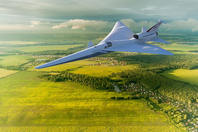 Primeiro voo do X-59 Quest, a aeronave supersônica 'silenciosa' da NASA
