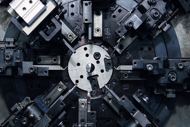 A sensao satisfatria de ver como uma mquina automatizada produz diversos tipos de molas