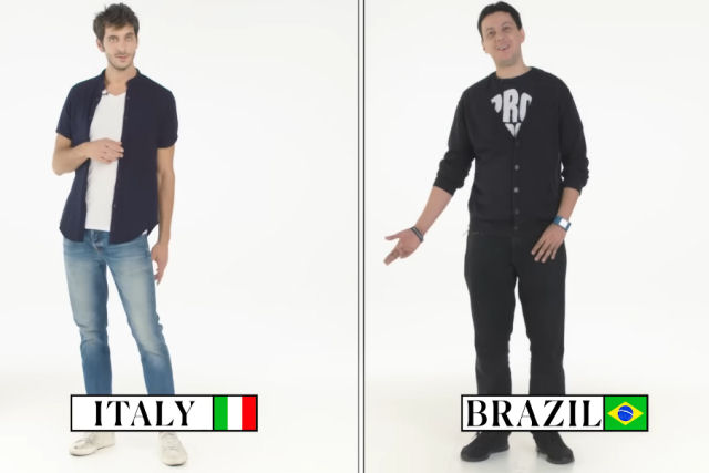 70 pessoas de 70 pa�ses imitam os americanos