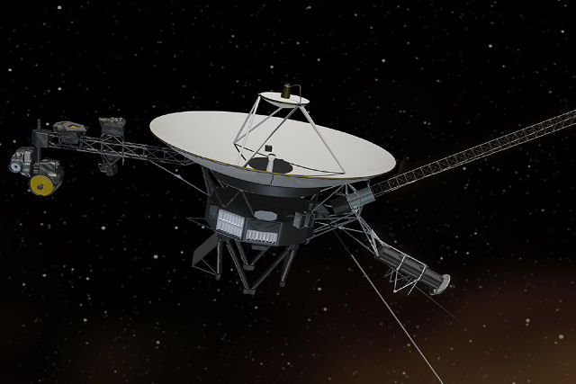 A sonda Voyager 1 est� se aproximando a um dia-luz da Terra
