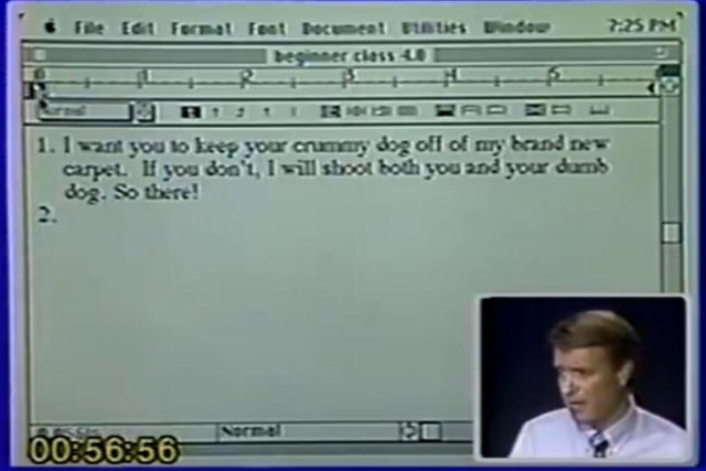 Tutorial do Word de 1989: o v�deo mais chato do mundo