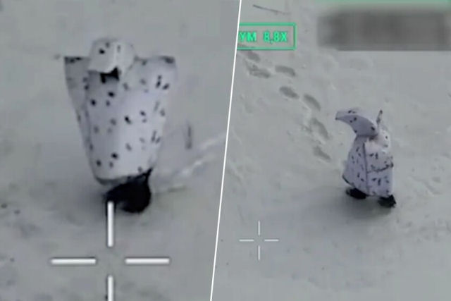 A invas�o na Ucr�nia atingiu n�veis absurdos: drones est�o atirando em soldados russos disfar�ados de pinguins