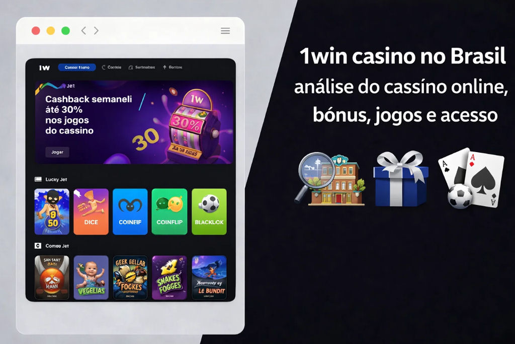 1win casino no Brasil - An�lise do cassino online,b�nus,jogos e acesso