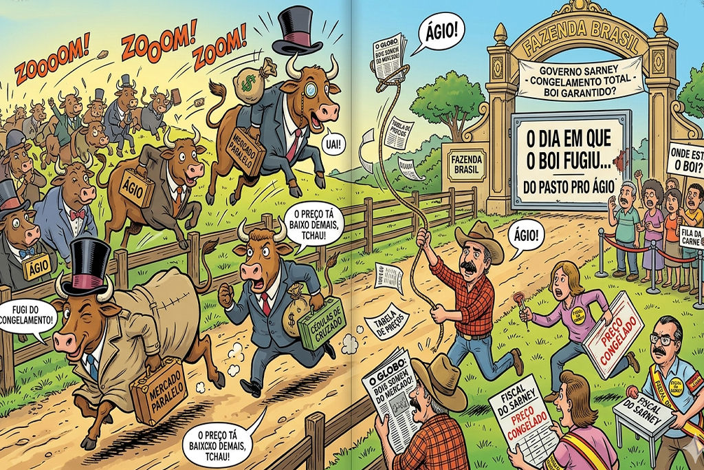 O dia em que o boi fugiu dos pastos brasileiros