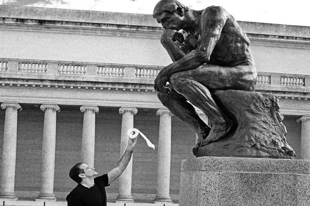 Quem era 'O Pensador' e o que ele estava (est�) realmente pensando?