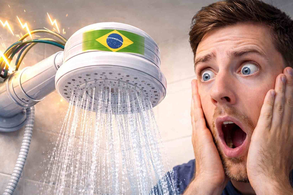 A breve e chocante hist�ria do 'muito perigoso' chuveiro el�trico