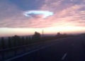 Nuvem com forma de OVNI aparece agora sobre a Romenia