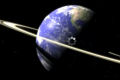 Como seria a Terra se tivesse anéis como Saturno