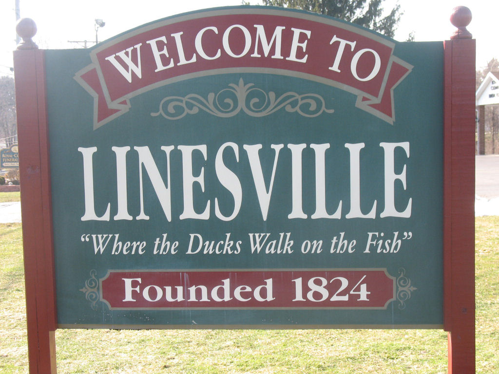 O vertedouro de Linesville: onde os patos caminham sobre peixes 11