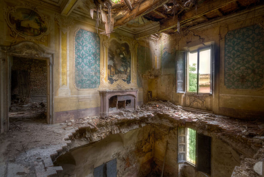 As pinturas e afrescos extraordinários de lugares abandonados na Itália 23