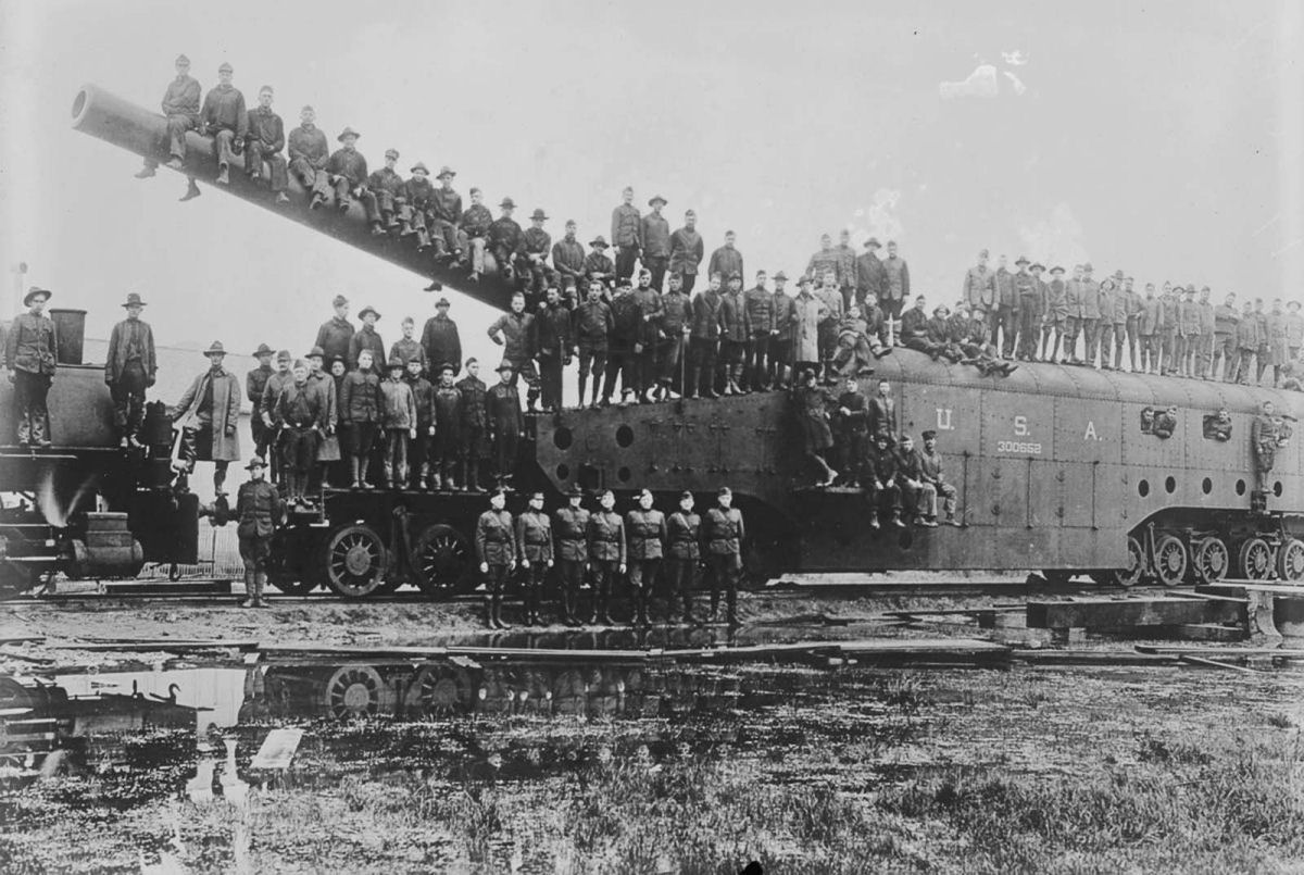 Armas ferroviárias: quando a artilharia pesada realmente começou a fazer grandes estragos 01