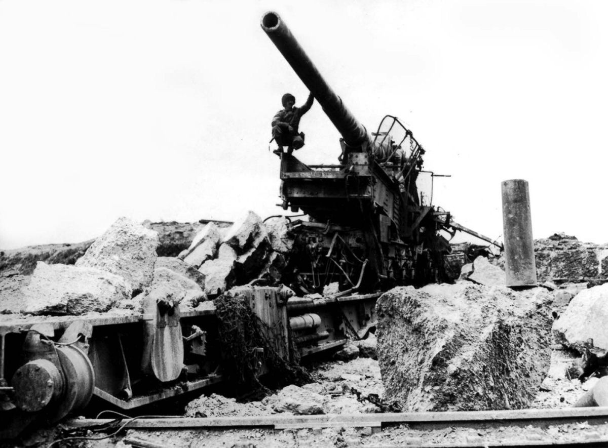Armas ferroviárias: quando a artilharia pesada realmente começou a fazer grandes estragos 15