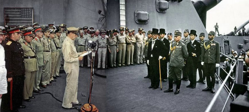 Assim terminou a Segunda Guerra Mundial: as imagens coloridas da rendio japonesa que ps fim ao combate