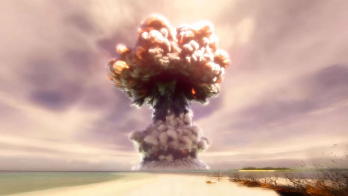 Como seria experimentar a exploso de uma bomba nuclear, atravs da realidade virtual