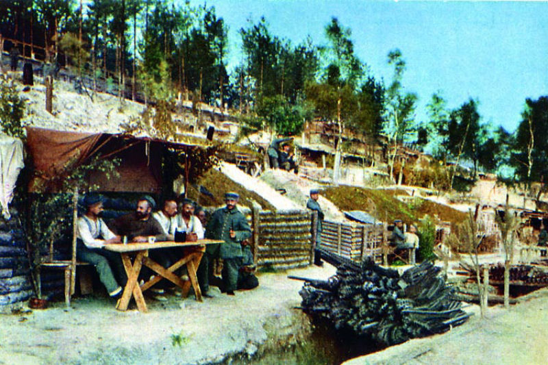 Raras fotografias em cores da Primeira Guerra Mundial 19