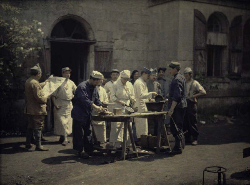Raras fotografias em cores da Primeira Guerra Mundial 30