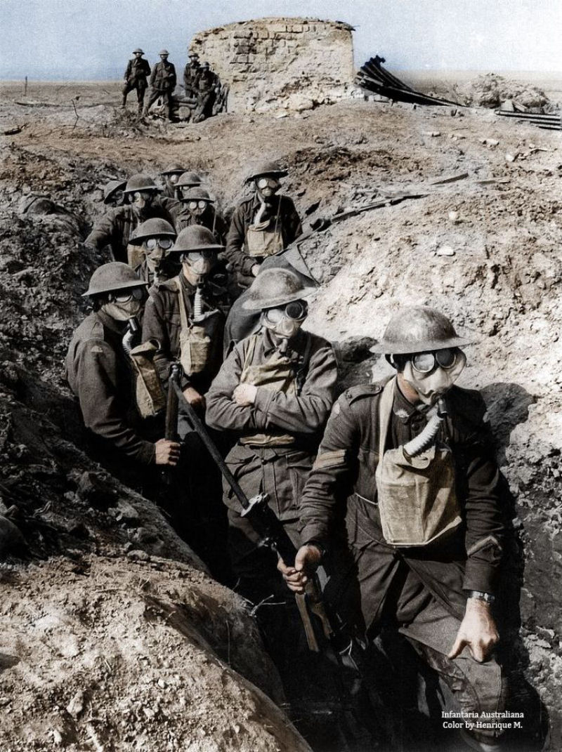 Fotos colorizadas trazem Primeira Guerra à vida 26
