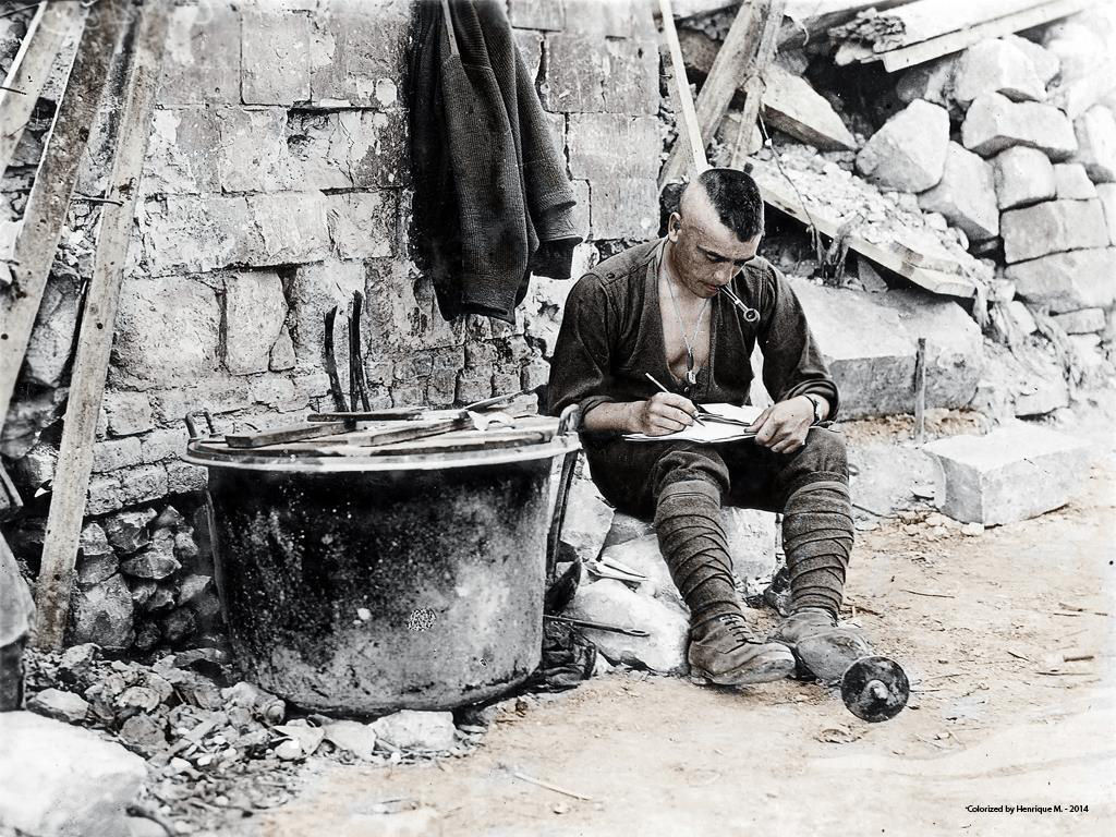 Fotos colorizadas trazem Primeira Guerra à vida 42