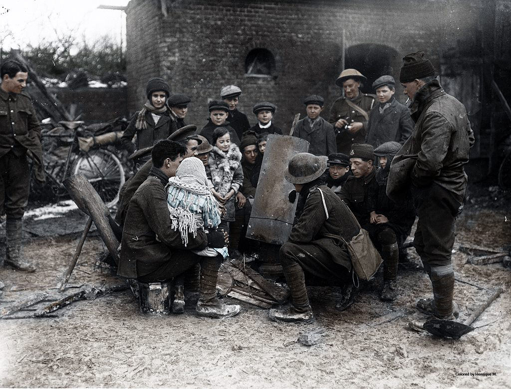 Fotos colorizadas trazem Primeira Guerra à vida 56