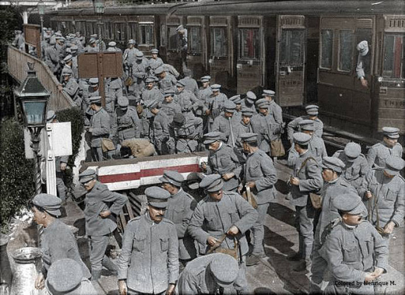 Fotos colorizadas trazem Primeira Guerra à vida 64