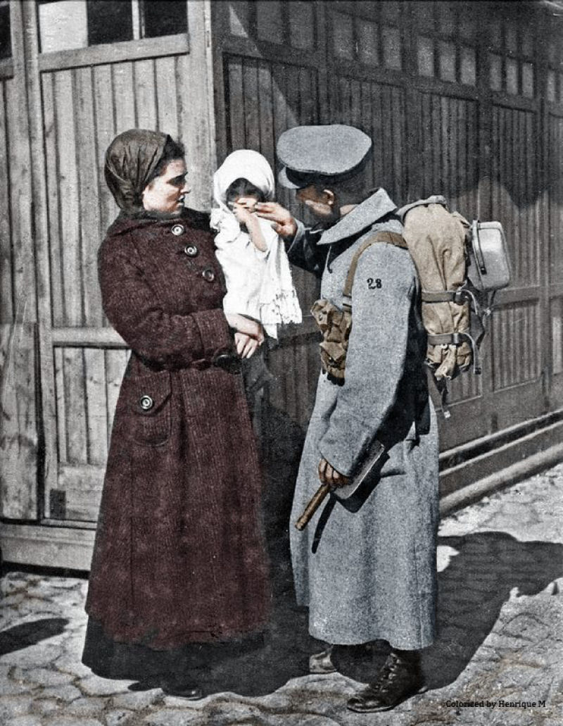 Fotos colorizadas trazem Primeira Guerra à vida 70