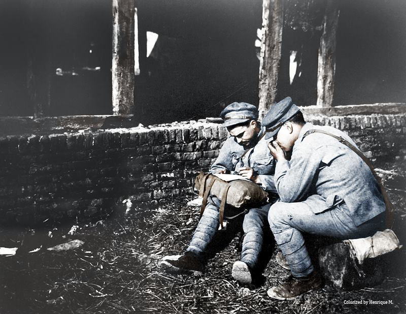 Fotos colorizadas trazem Primeira Guerra à vida 82