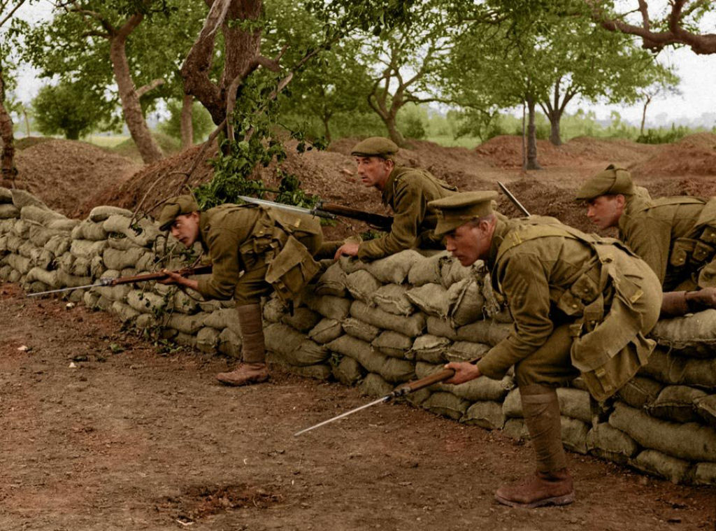 Fotos colorizadas trazem Primeira Guerra à vida 88